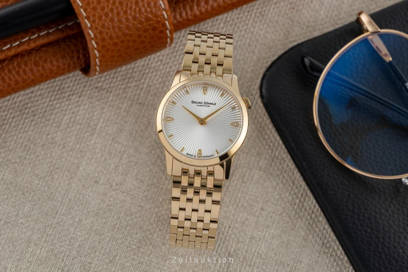 Bruno Söhnle Glashütte Bologna IV gilt / steel quartz women's watch 17-33231-240 [2504853]