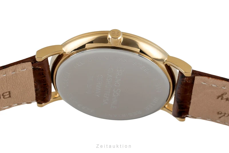 Bruno Söhnle Glashütte Nabucco gilt / steel quartz men's watch 17-33085-921 [2504855]