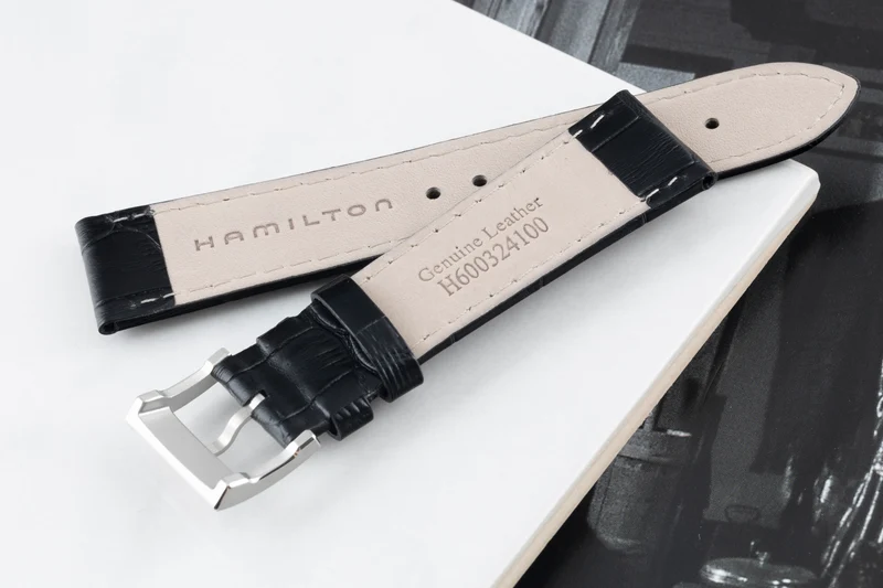 NEW Hamilton strap 20,00mm leather strap [KL24542]