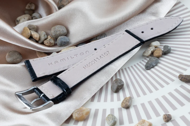 NEW Hamilton strap 18,00mm leather strap [KL24541]