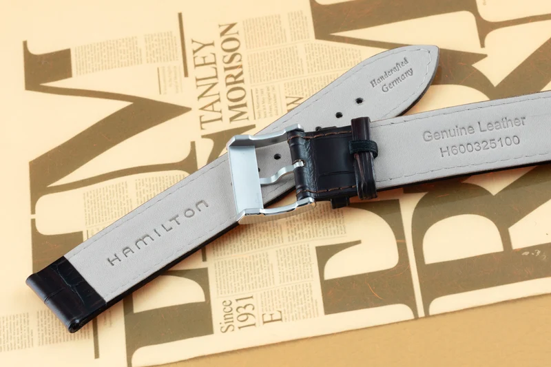 NEW Hamilton strap 20,00mm leather strap [KL24539]