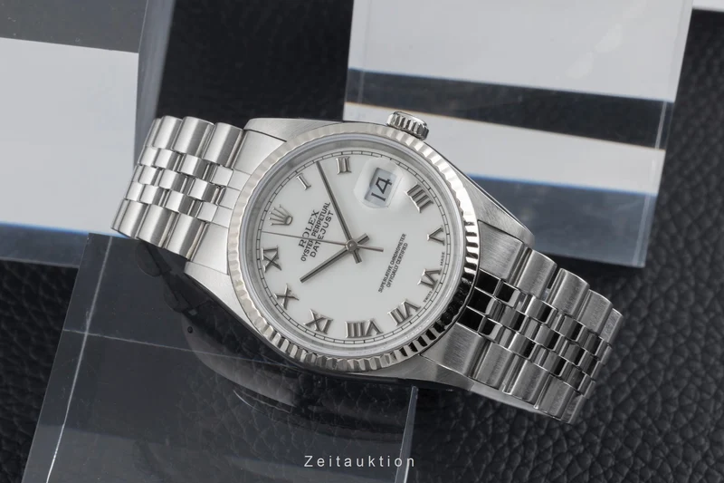 Rolex Datejust steel / white gold automatic men's watch 16234 [2502178]
