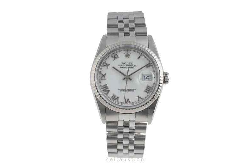 Rolex Datejust steel / white gold automatic men's watch 16234 [2502178]