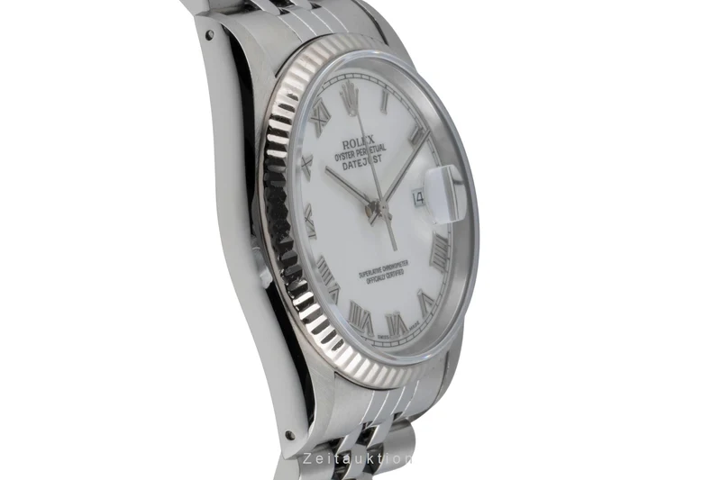 Rolex Datejust steel / white gold automatic men's watch 16234 [2502178]