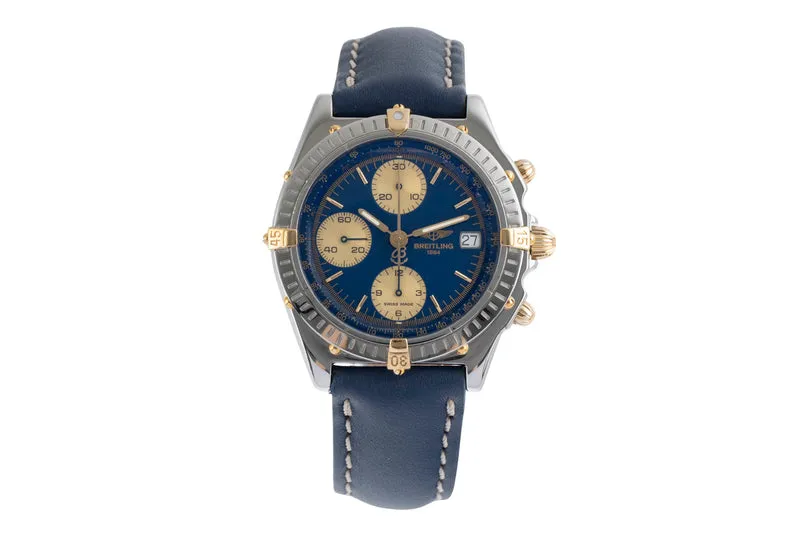 Breitling Chronomat chronograph gilt / steel automatic men's watch B13050 [2503857]
