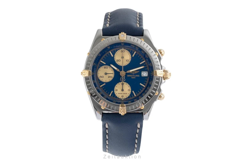 Breitling Chronomat chronograph gilt / steel automatic men's watch B13050 [2503857]