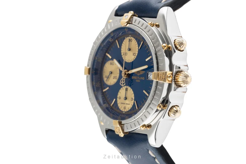 Breitling Chronomat chronograph gilt / steel automatic men's watch B13050 [2503857]