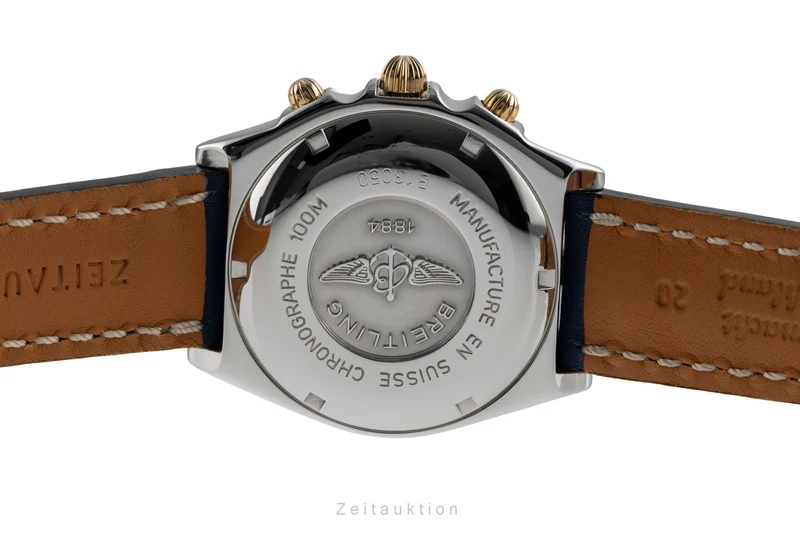 Breitling Chronomat chronograph gilt / steel automatic men's watch B13050 [2503857]
