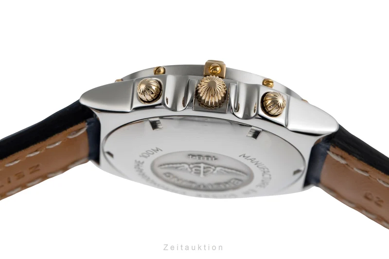 Breitling Chronomat chronograph gilt / steel automatic men's watch B13050 [2503857]