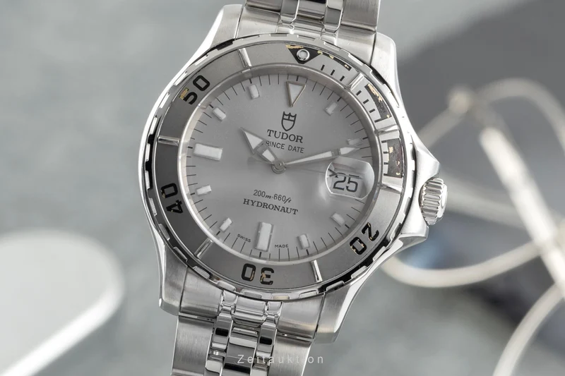 Tudor Hydronaut steel automatic men's watch 89190 P [2503611]