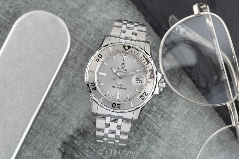 Tudor Hydronaut steel automatic men's watch 89190 P [2503611]