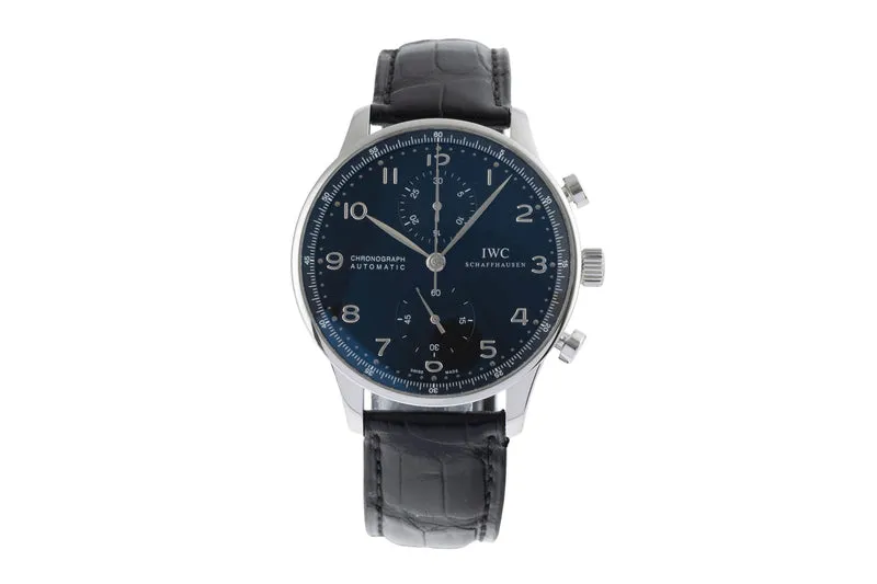 IWC Portugieser chronograph steel automatic men's watch IW371438 [2504127]