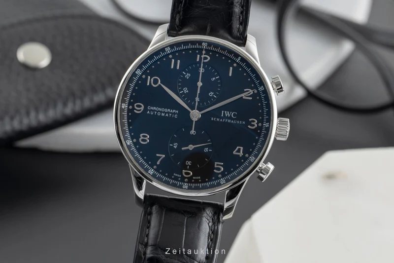 IWC Portugieser chronograph steel automatic men's watch IW371438 [2504127]