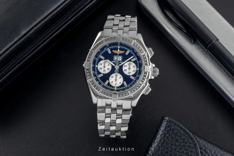 Breitling Crosswind chronograph steel automatic men's watch A44355 [2504624]