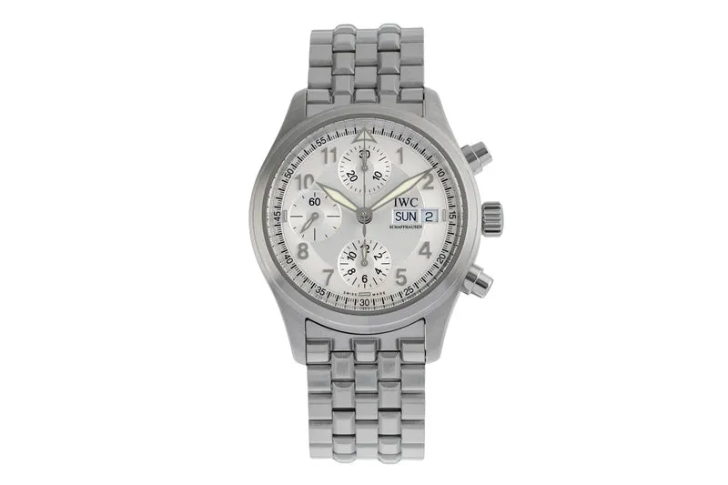 IWC Fliegerchronograph chronograph steel automatic men's watch IW370628 LP: 8600EUR [2504316]