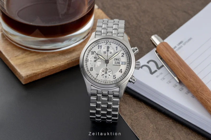 IWC Fliegerchronograph chronograph steel automatic men's watch IW370628 LP: 8600EUR [2504316]