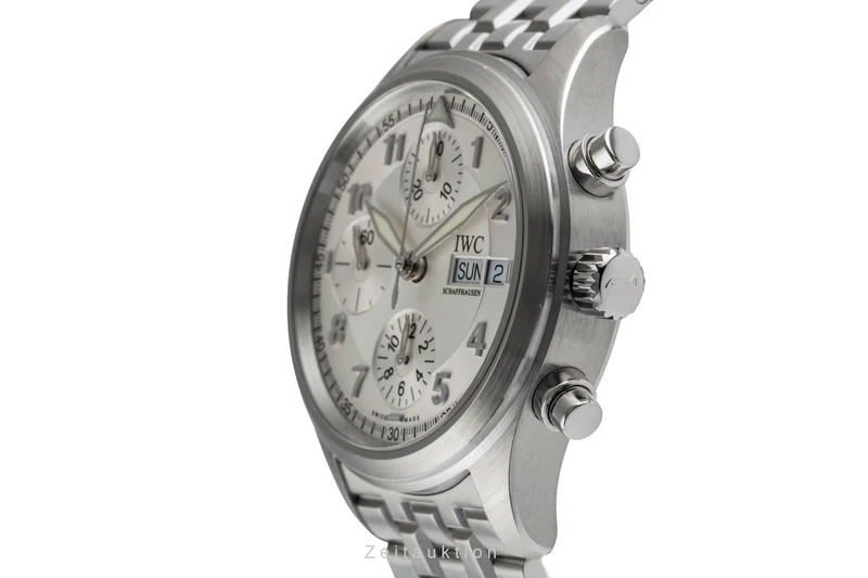 IWC Fliegerchronograph chronograph steel automatic men's watch IW370628 LP: 8600EUR [2504316]