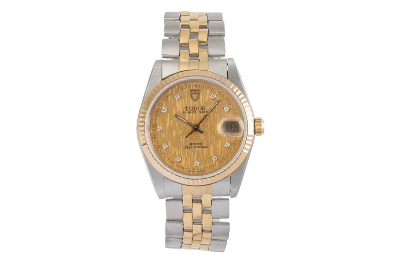 Tudor Prince Date steel / gold automatic men's watch 74033 [2503644]