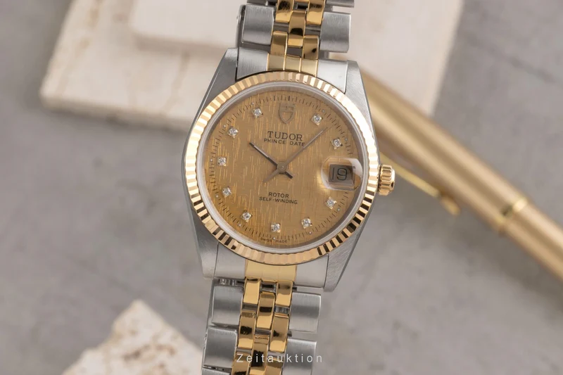 Tudor Prince Date steel / gold automatic men's watch 74033 [2503644]