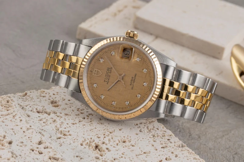 Tudor Prince Date steel / gold automatic men's watch 74033 [2503644]
