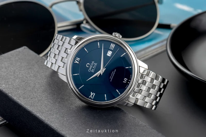 Omega De Ville steel automatic men's watch 424.10.40.20.03.001 LP: 4100EUR [2504473]