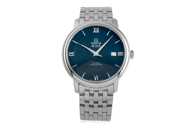 Omega De Ville steel automatic men's watch 424.10.40.20.03.001 LP: 4100EUR [2504473]