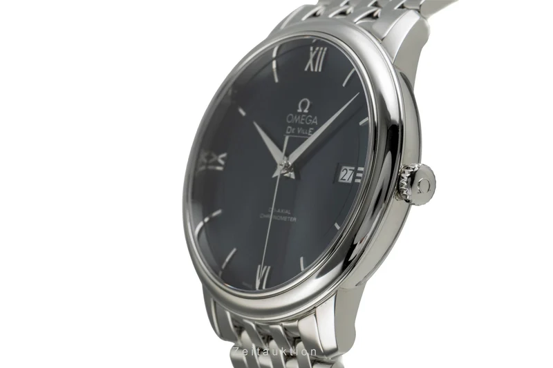 Omega De Ville steel automatic men's watch 424.10.40.20.03.001 LP: 4100EUR [2504473]