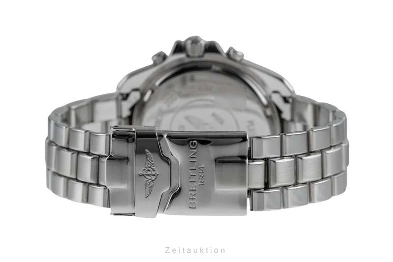 Breitling Pluton chronograph steel quartz men's watch A51038 [2502555]