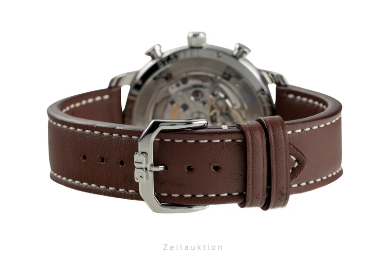 Glashütte Senator Sixties chronograph steel automatic men's watch 1-39-34-02-22-04 [2504844]