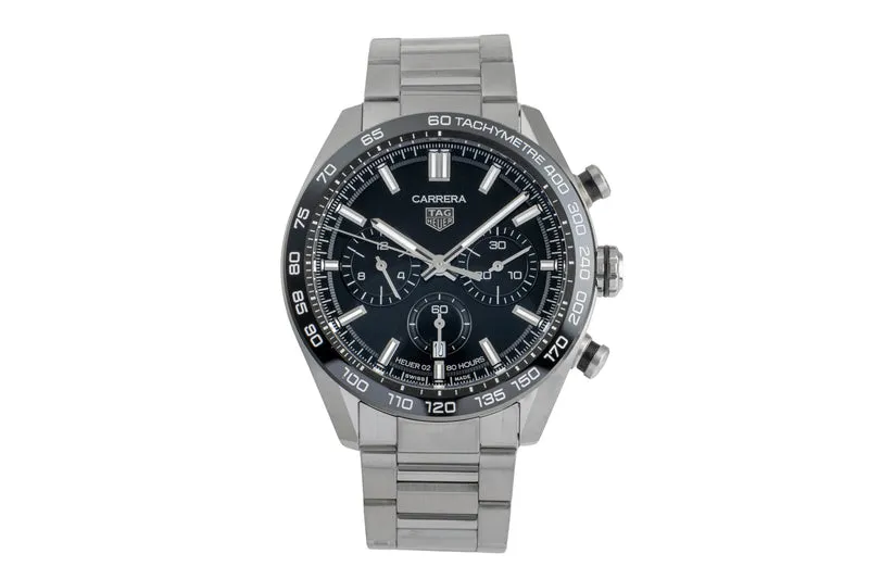 Tag Heuer Carrera chronograph steel automatic men's watch CBN2A1B.BA0643 LP: 6950EUR [2503929]