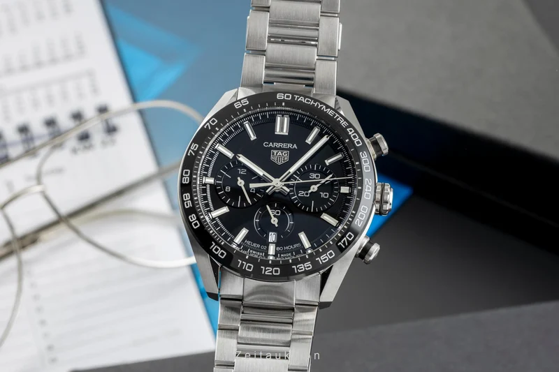 Tag Heuer Carrera chronograph steel automatic men's watch CBN2A1B.BA0643 LP: 6950EUR [2503929]