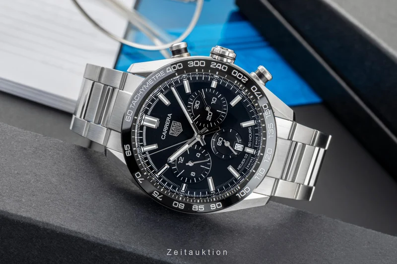 Tag Heuer Carrera chronograph steel automatic men's watch CBN2A1B.BA0643 LP: 6950EUR [2503929]