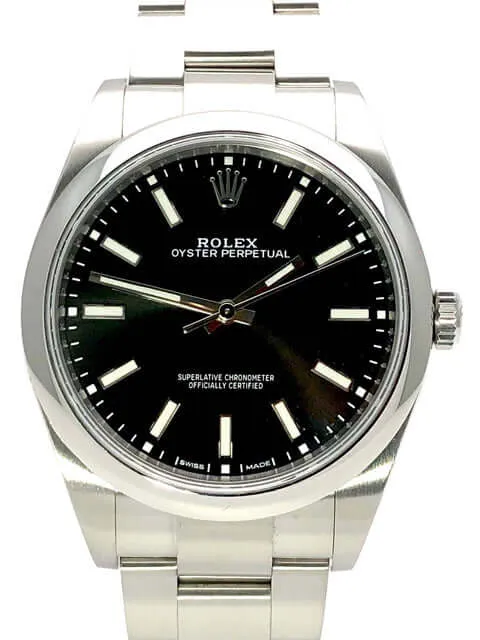 Rolex Oyster Perpetual 39 114300 Schwarz