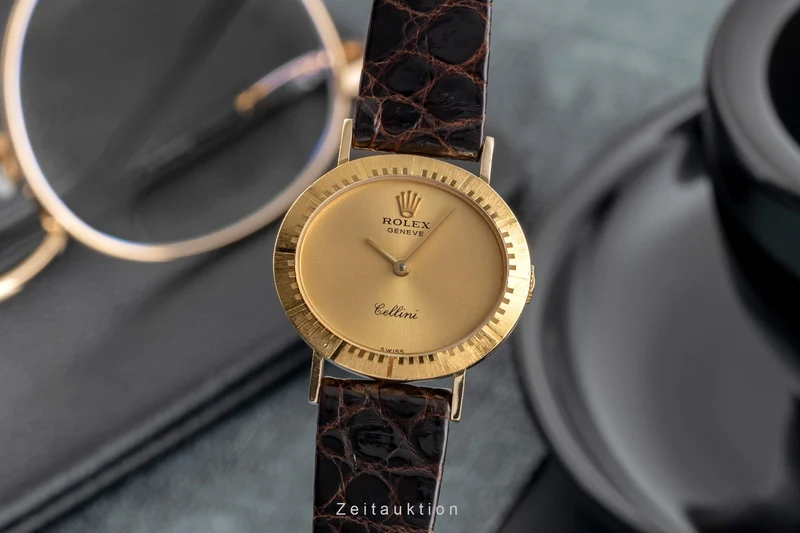 Rolex Cellini 18 ct gold manual winding women's watch 4081 [2504791]