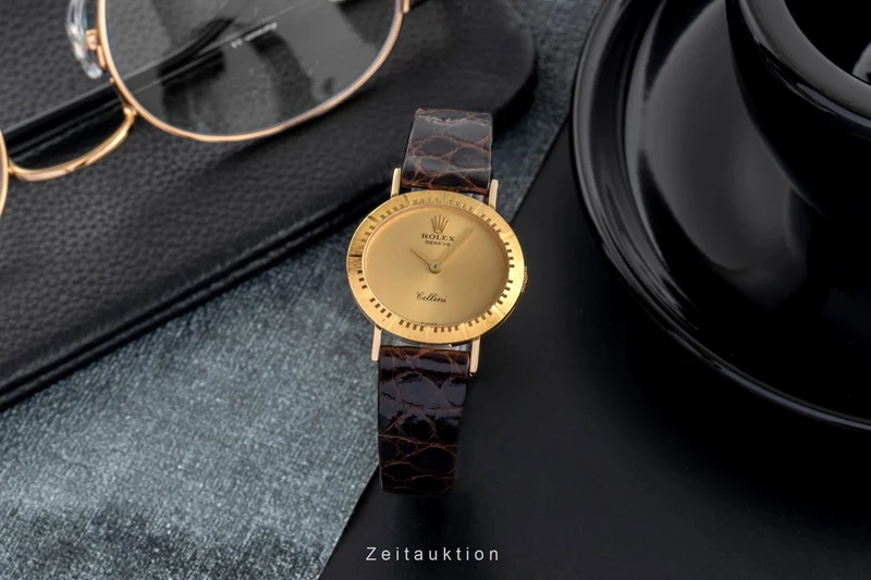 Rolex Cellini 18 ct gold manual winding women's watch 4081 [2504791]