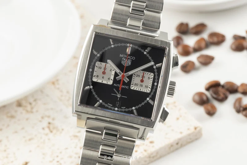 Tag Heuer Monaco chronograph steel automatic men's watch CBL2113.BA0644 LP: 7800EUR [2504744]