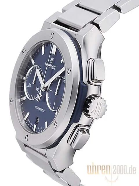 Hublot Classic Fusion Blue Chronograph Titanium Bracelet 520.NX.7170.NX