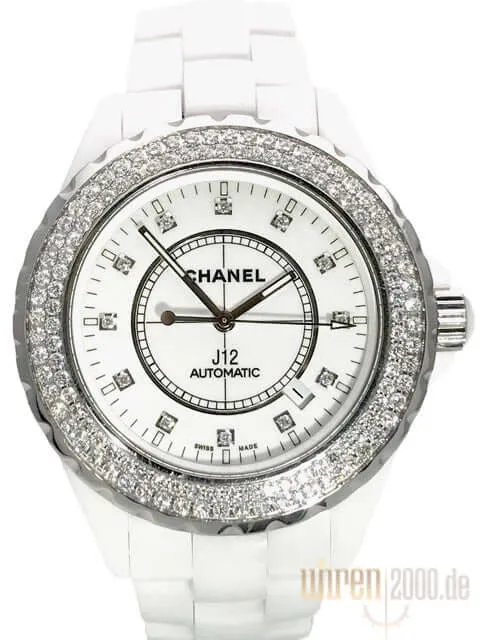 Chanel J12 White Ceramic Automatik 42 Ref. H2013 aus 2008