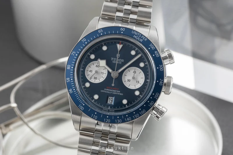 Tudor Black Bay chronograph steel automatic men's watch 79360B-0002 LP: 5870EUR [2504966]