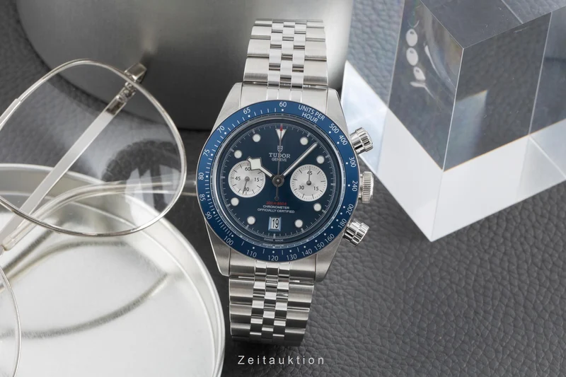 Tudor Black Bay chronograph steel automatic men's watch 79360B-0002 LP: 5870EUR [2504966]