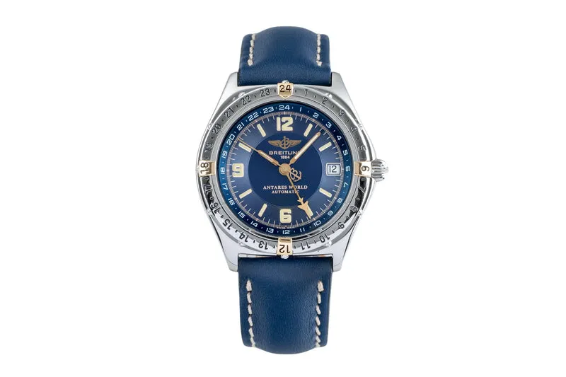 Breitling Antares steel / gold automatic men's watch B 32047-074 [2504232]