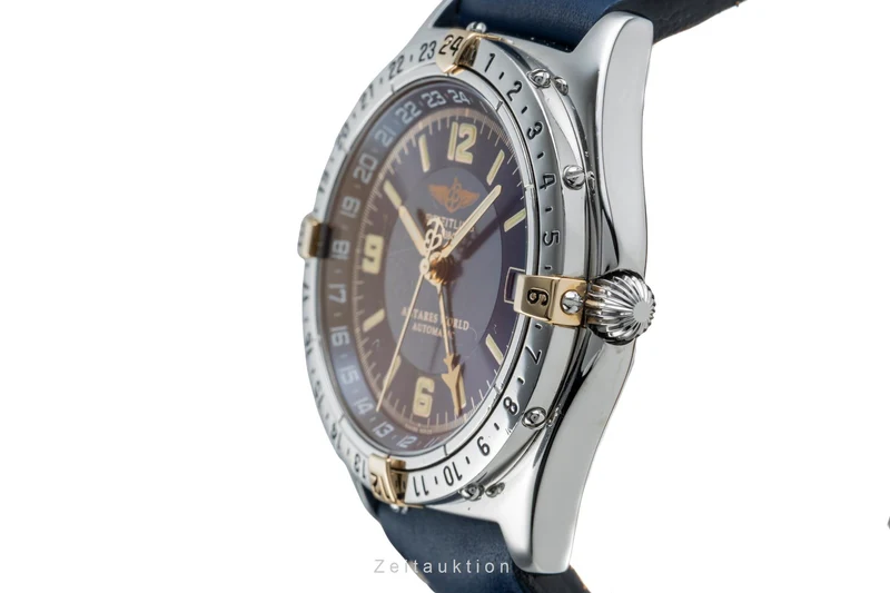 Breitling Antares steel / gold automatic men's watch B 32047-074 [2504232]