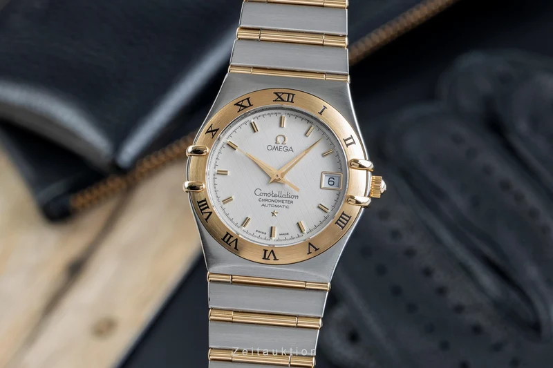 Omega Constellation steel / gold automatic men's watch 1202.30.00 LP: 7000EUR [2503544]
