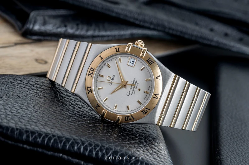 Omega Constellation steel / gold automatic men's watch 1202.30.00 LP: 7000EUR [2503544]