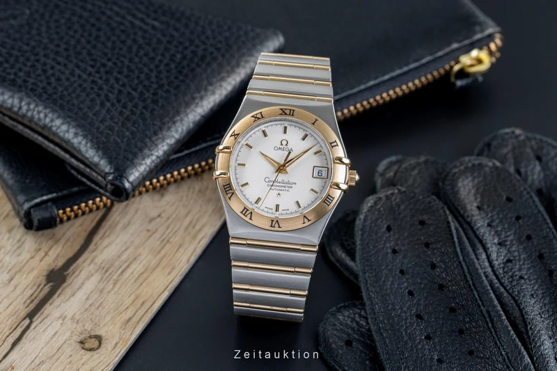 Omega Constellation steel / gold automatic men's watch 1202.30.00 LP: 7000EUR [2503544]