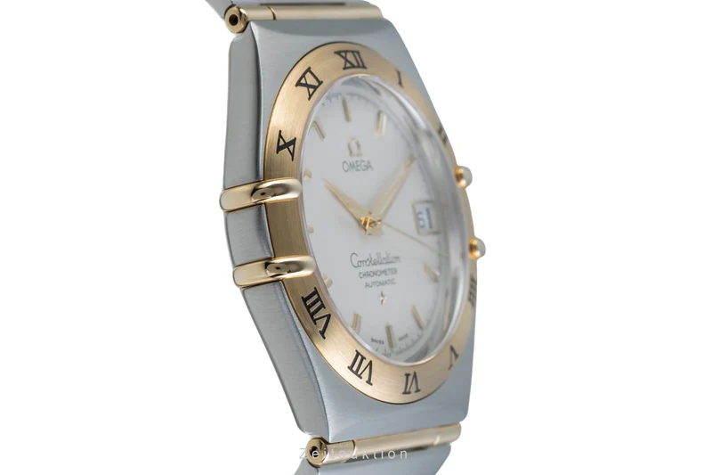 Omega Constellation steel / gold automatic men's watch 1202.30.00 LP: 7000EUR [2503544]