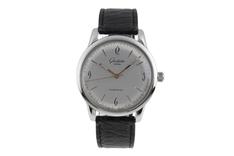 Glashütte Sixties steel automatic men's watch 1-39-52-01-02-04 LP: 7100EUR [2504746]