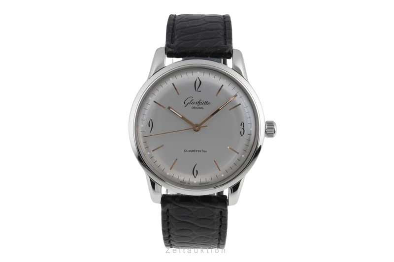 Glashütte Sixties steel automatic men's watch 1-39-52-01-02-04 LP: 7100EUR [2504746]
