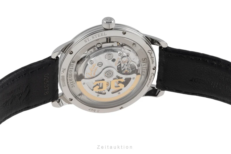 Glashütte Sixties steel automatic men's watch 1-39-52-01-02-04 LP: 7100EUR [2504746]