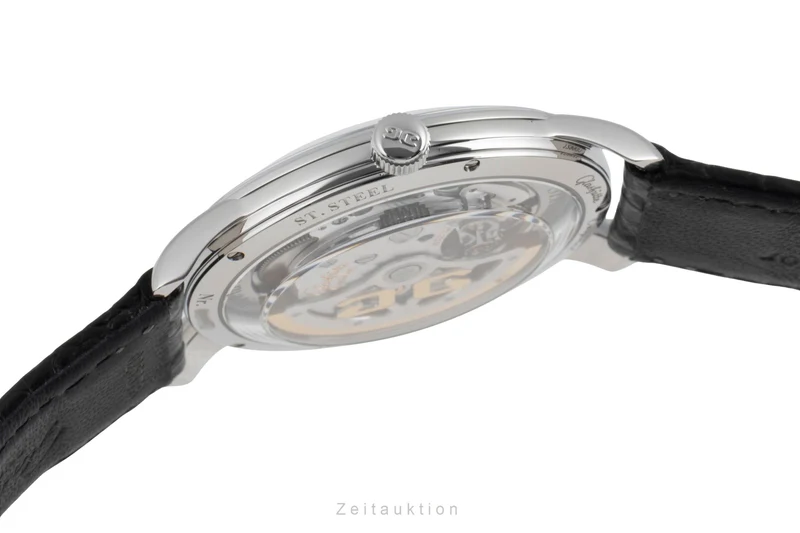 Glashütte Sixties steel automatic men's watch 1-39-52-01-02-04 LP: 7100EUR [2504746]